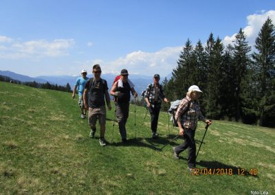 Čez Dobrovlje, 22. april 2018 (foto Lea)