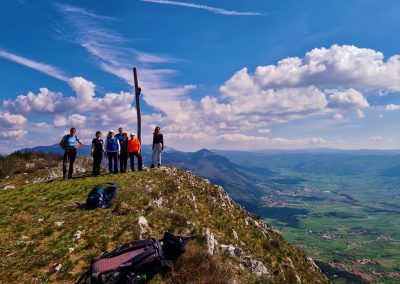 ČAVEN-PREDMEJA-COL, ‘Pot po robu’, 22. april 2023 (foto Mark)